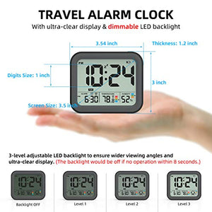 Battery Operated Digital Alarm Clock