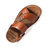 Men Sandals Summer Genuine Leather Roman For Male