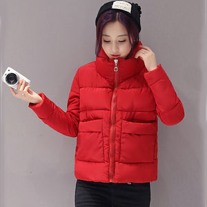 Fashion Short Style Cotton padded Parkas Coat