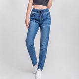 Women Jeans with high waist push up large size ladies denim