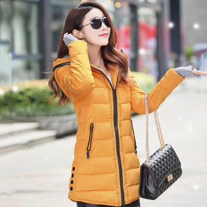 Women winter hooded warm coat