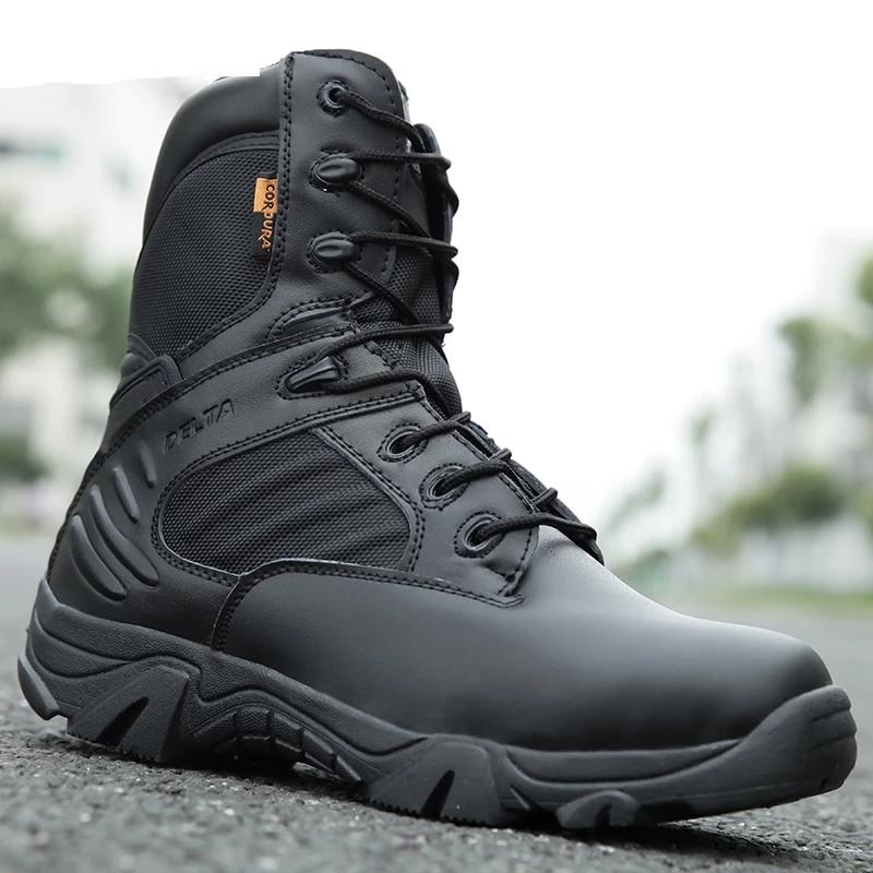 Military Tactical Mens Boots Special Force Leather Waterproof