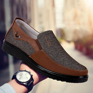 Men's shoes Slip on Loafers Plus size 38-50 Trainer Patchwork None-Woven Breathable Sneakers Casual Drive Shoes