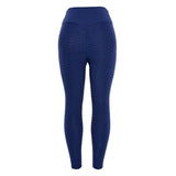 Fitness Female Leggings Polyester Ankle-Length Breathable Pants Standard Fold Push Up