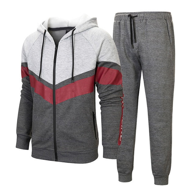 Men Two Pieces Set New Fashion Hooded Sweatshirts Sportswear Men Tracksuit Hoodie Autumn Men Brand Clothes Hoodies+Pants Sets