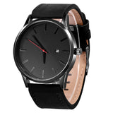 Men's Fashion Watch Top Brand Luxury Sport with Leather Brace Casual