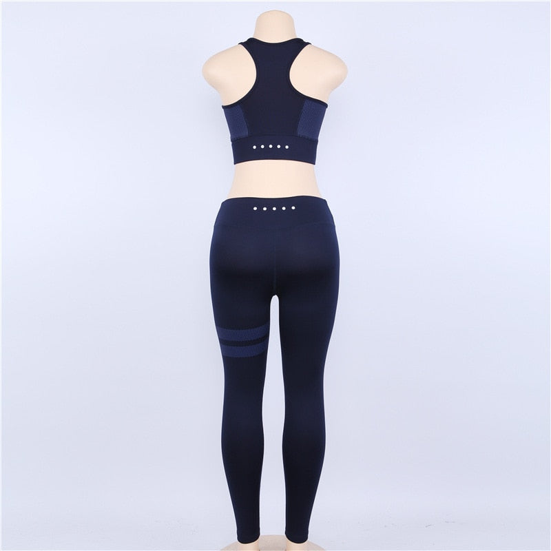 Women Set Sport Suit Clothes Sports Bra&Yoga Pants