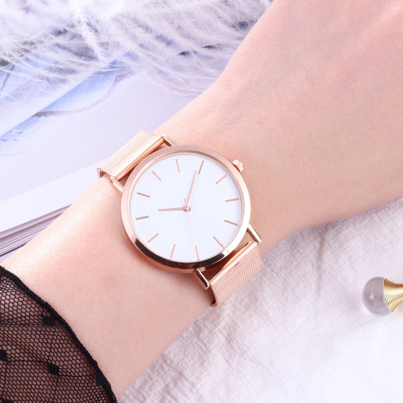 Women's Watches Simple Fashion Luxury Fashionable for Top Model