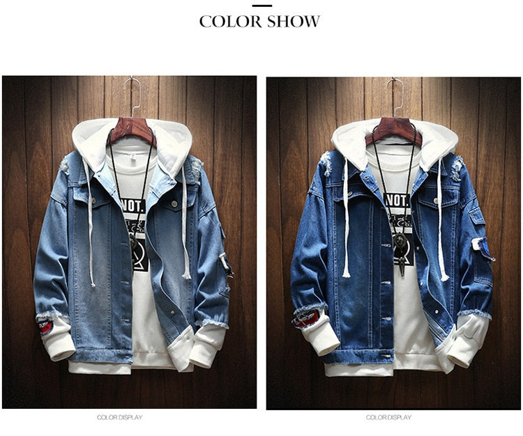 Men Jackets S Two Pieces  Hooded