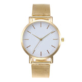 Fashion Women Watches Simple Romantic Rose Gold Strap Wrist Watch