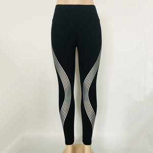 New Fashion Women Leggings Printing Black and White Fitness Sexy Slim fit with High Waist