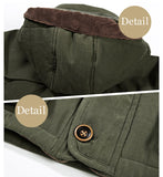 Winter Jacket Men  Warm Thick Windbreaker Fleece Cotton-Padded Parkas Military Overcoat