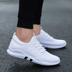 Fashion Men Casual Shoes Lace-Up Breathable Sneakers for Male