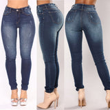 Fashion Jeans Women Pencil Pants High Waist Sexy Slim