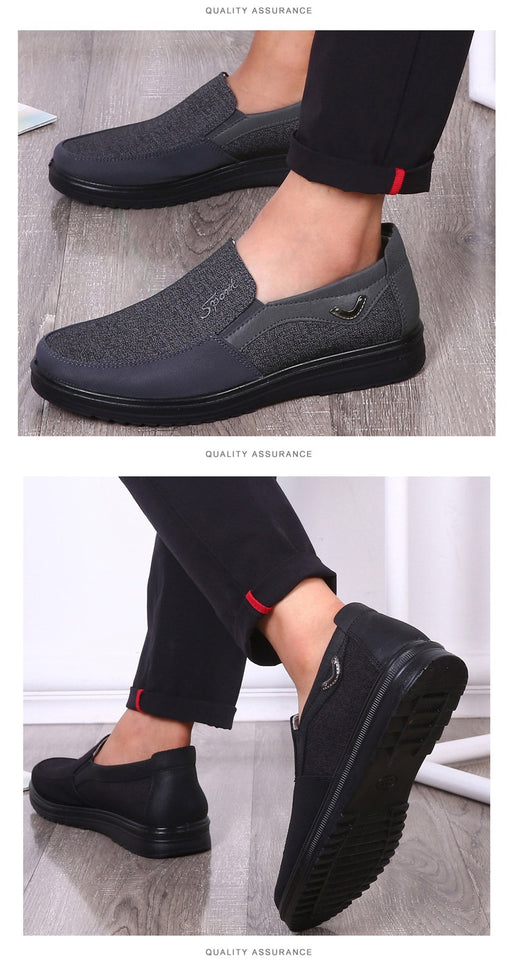 Men's shoes Slip on Loafers Plus size 38-50 Trainer Patchwork None-Woven Breathable Sneakers Casual Drive Shoes