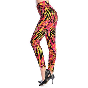 New Fashion Camouflage Printing Elasticity Leggings Fitness For Women Pant  Milk Legging