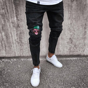 Men's Fashion Vintage Ripped Jeans