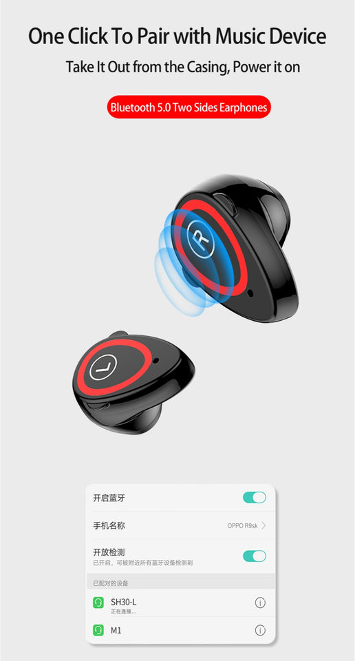 Smart Watch with Wireless Headphones