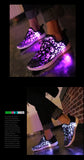 New Summer Led Fiber Optic Shoes for Men and Women, Boys and Girls, USB Recharge glowing Sneakers light up shoes