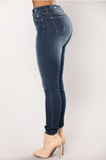 Fashion Jeans Women Pencil Pants High Waist Sexy Slim