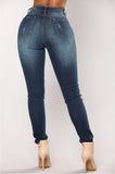 Fashion Jeans Women Pencil Pants High Waist Sexy Slim