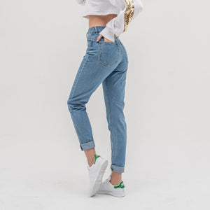 Women  Jeans With High Waist Push up Denim small to large Size with