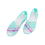 Women Jelly Shoes Rainbow Summer Sandals