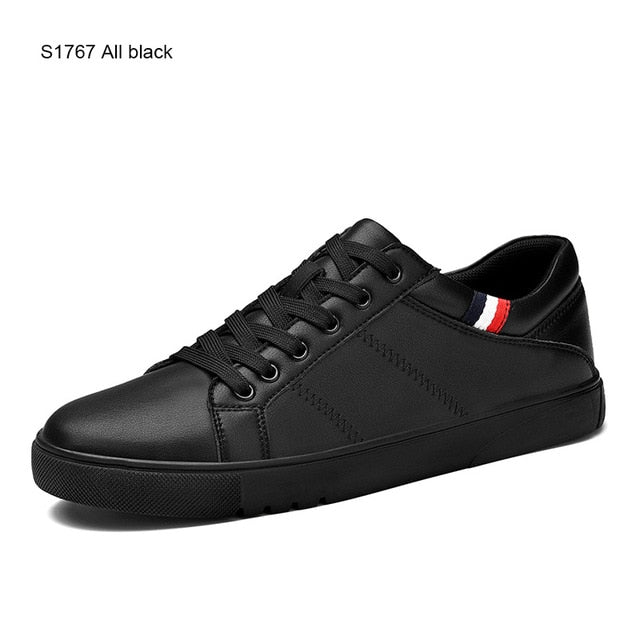 Men Casual Shoes Breathable Wear Resistant Shoes Comfortable Summer White Round Toe Lace up Flat Sneakers