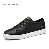 Men Casual Shoes Breathable Wear Resistant Shoes Comfortable Summer White Round Toe Lace up Flat Sneakers