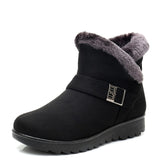 Warm Short Fur Plush Winter Ankle Boot