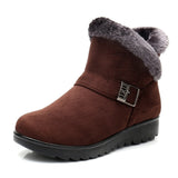 Warm Short Fur Plush Winter Ankle Boot