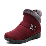 Warm Short Fur Plush Winter Ankle Boot