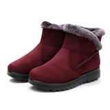 Warm Short Fur Plush Winter Ankle Boot