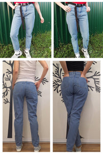 High Waist Plus Size Boyfriend Jeans for Women mom jeans cintura alta vintage Full Length Denim Jeans Pants