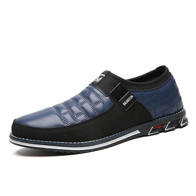 Oxfords Leather Men Shoes Fashion Casual Slip On Formal Business Wedding Dress