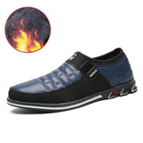 Oxfords Leather Men Shoes Fashion Casual Slip On Formal Business Wedding Dress