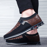 Oxfords Leather Men Shoes Fashion Casual Slip On Formal Business Wedding Dress