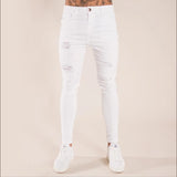 Men's Cotton Vintage Hole Cool Pants