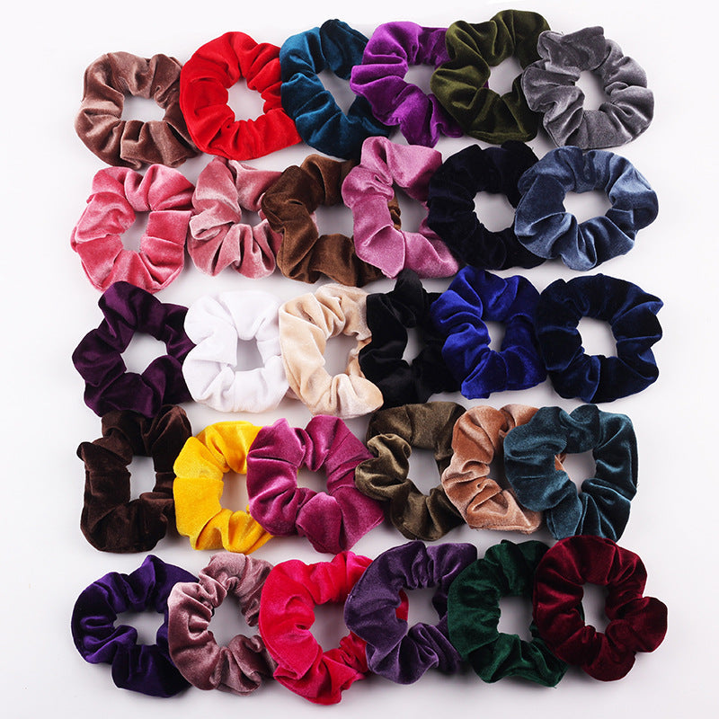 Women Girls Elastic Hair Rubber Bands  For Women Tie Hair Ring Rope Ponytail Holder