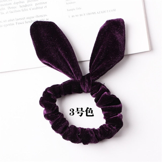 Women Girls Elastic Hair Rubber Bands  For Women Tie Hair Ring Rope Ponytail Holder