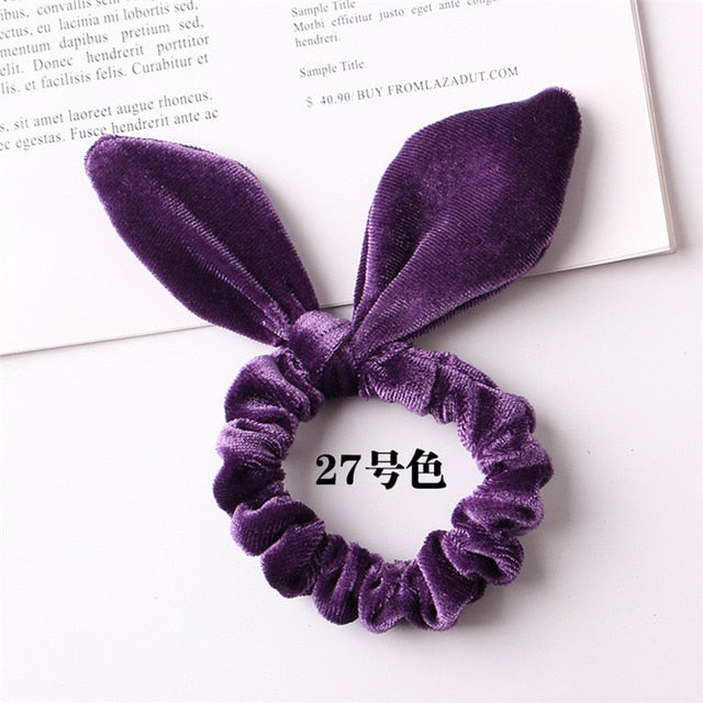 Women Girls Elastic Hair Rubber Bands  For Women Tie Hair Ring Rope Ponytail Holder