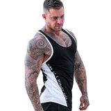 Men Bodybuilding Tank Tops Gyms Workout Fitness Cotton Sleeveless shirt Joggers