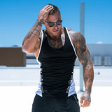 Men Bodybuilding Tank Tops Gyms Workout Fitness Cotton Sleeveless shirt Joggers