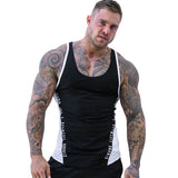 Men Bodybuilding Tank Tops Gyms Workout Fitness Cotton Sleeveless shirt Joggers