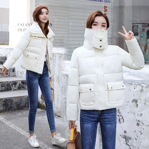 Fashion Short Style Cotton padded Parkas Coat