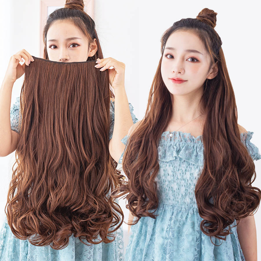 Long Wavy Women Hairstyle 6 Clips In Hair Extension Heat Resistant Synthetic