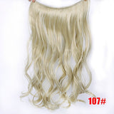 Long Wavy Women Hairstyle 6 Clips In Hair Extension Heat Resistant Synthetic