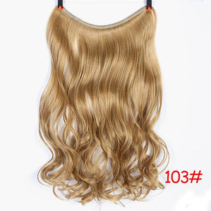 Long Wavy Women Hairstyle 6 Clips In Hair Extension Heat Resistant Synthetic