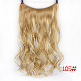 Long Wavy Women Hairstyle 6 Clips In Hair Extension Heat Resistant Synthetic