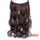 Long Wavy Women Hairstyle 6 Clips In Hair Extension Heat Resistant Synthetic